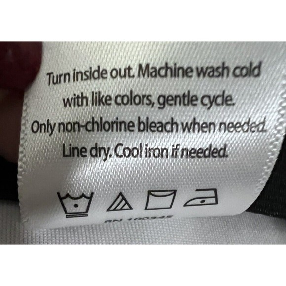 Serra Womens Black White Houndstooth Faux Suede Ankle Pants Side Zip L 12/14 - Picture 9 of 9